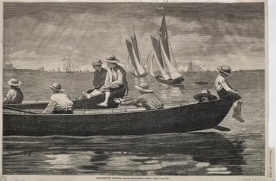 Porto di Gloucester, 1873 da Winslow Homer