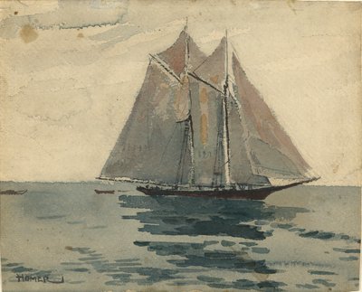 Schooner di Gloucester da Winslow Homer