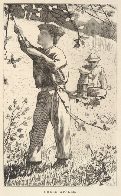 Mele verdi, da I nostri giovani, agosto 1868 da Winslow Homer