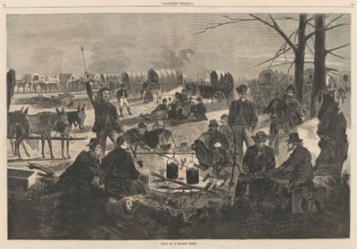 Sosta di un convoglio; da Harper da Winslow Homer