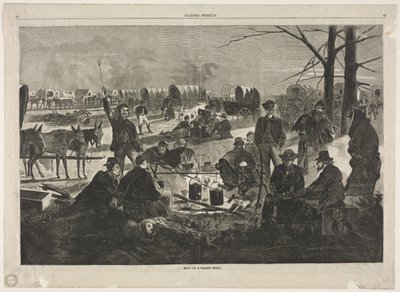 Sosta del convoglio, 1864 da Winslow Homer