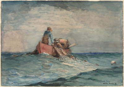 Tirare le reti da Winslow Homer