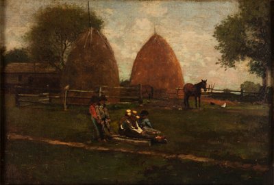 Covoni di fieno e bambini da Winslow Homer