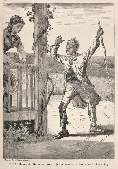 "Ciao! H-O-O-O!  È venuto.  Jumboloro te lo dice prima". da Winslow Homer