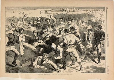 Vacanze al campo - Soldati che giocano a foot-ball da Winslow Homer