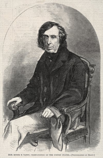 On. Roger B. Taney, Presidente della Corte Suprema degli Stati Uniti, 1860 da Winslow Homer