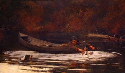Cane e cacciatore da Winslow Homer
