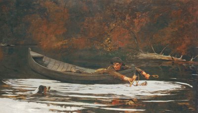 Cane e cacciatore, 1892 da Winslow Homer