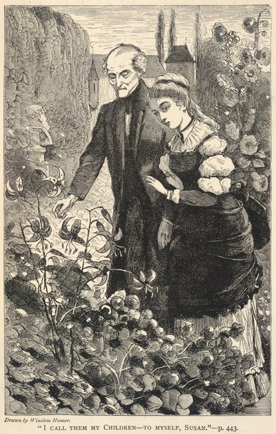 "Li chiamo figli miei - a me stessa, Susan", da The Galaxy, ottobre 1869 da Winslow Homer