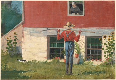 Nel giardino (Corteggiamento rustico) da Winslow Homer