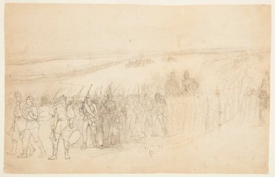 Colonna di fanteria in marcia da Winslow Homer