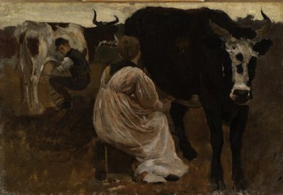 Mungitura, 1875 da Winslow Homer