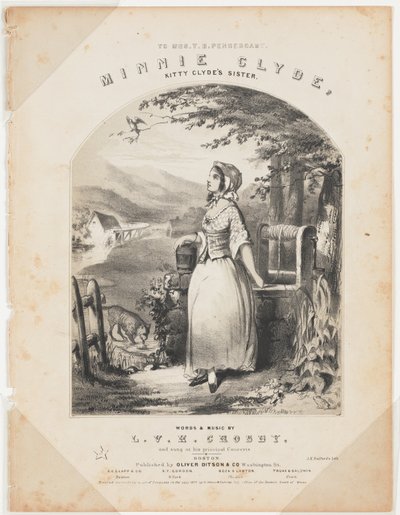 Minnie Clyde [Foglio di canzone di cinque pagine, completo] da Winslow Homer