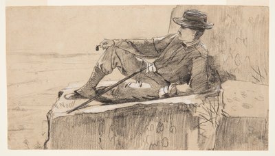 Alpinista che riposa da Winslow Homer
