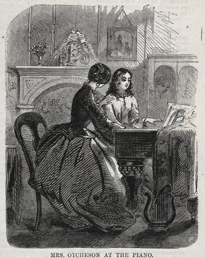 La signora Otcheson al pianoforte da Winslow Homer