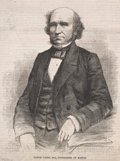 Nahum Capen, Esq., Direttore delle Poste di Boston da Winslow Homer