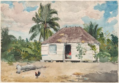 Capanna nativa a Nassau da Winslow Homer