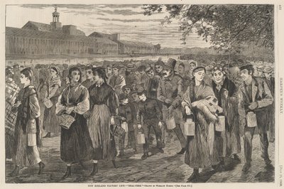 Vita di fabbrica nel New England - Ora della campana da Winslow Homer