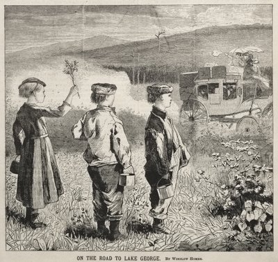 Sulla strada per il Lago George da Winslow Homer