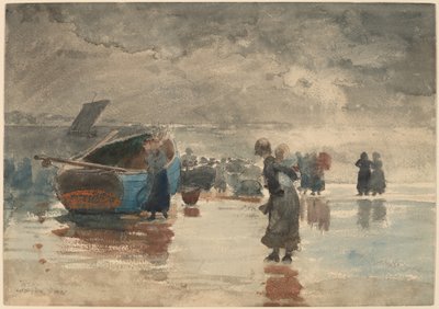 Sulla sabbia da Winslow Homer