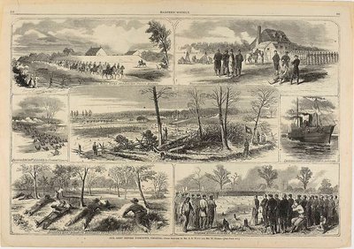 Il nostro esercito prima di Yorktown, Virginia da Winslow Homer