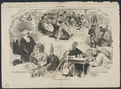 Le nostre donne e la guerra, 1862 da Winslow Homer