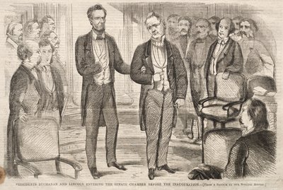 I presidenti Buchanan e Lincoln entrano nell