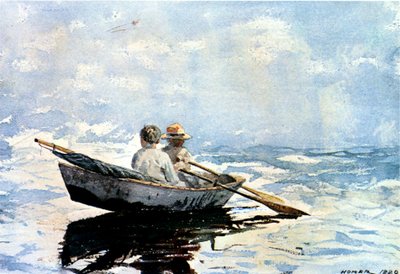 Remare la Barca, 1880 da Winslow Homer