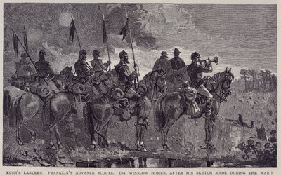 I lancieri di Rush. Gli esploratori avanzati di Franklin, da The Century Magazine, maggio 1886 da Winslow Homer