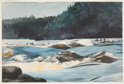 Fiume Saguenay, rapide inferiori da Winslow Homer