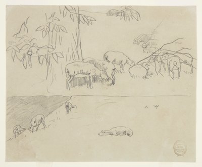 Pecore al Pascolo da Winslow Homer