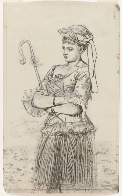 Pastorella, c. 1878 da Winslow Homer