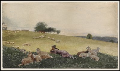 Pastorella della fattoria di Houghton da Winslow Homer