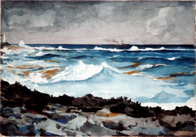 Shore and Surf, Nassau da Winslow Homer