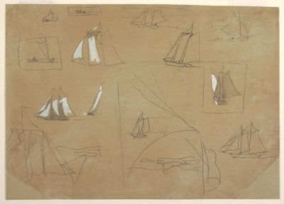 Schizzi di barche a vela da Winslow Homer