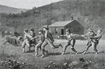 Snap-the-Whip, da Harpers Weekly, 20 settembre 1873 da Winslow Homer
