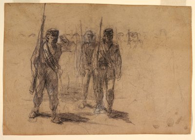 Soldati in esercitazione da Winslow Homer