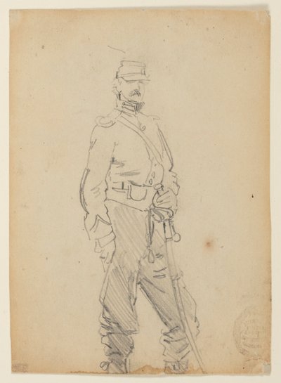 Ufficiale in piedi da Winslow Homer