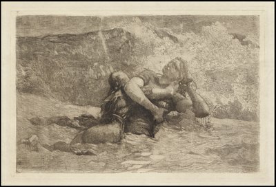 Studio per Undertow, c.1886 da Winslow Homer