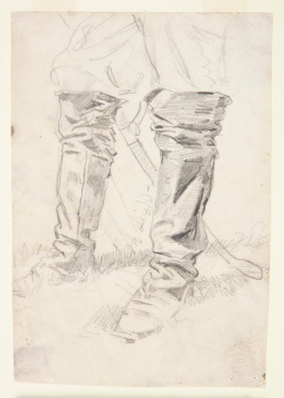 Studio degli stivali di un ufficiale di cavalleria da Winslow Homer