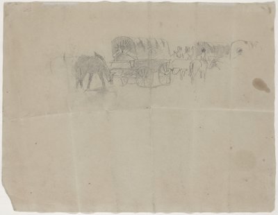 Treno di rifornimento e muli da Winslow Homer