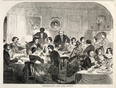 Giorno del Ringraziamento - La Cena da Winslow Homer