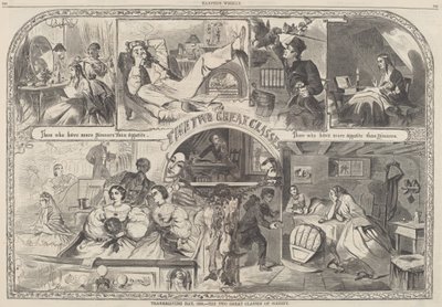 Giorno del Ringraziamento - Le due grandi classi della società da Winslow Homer