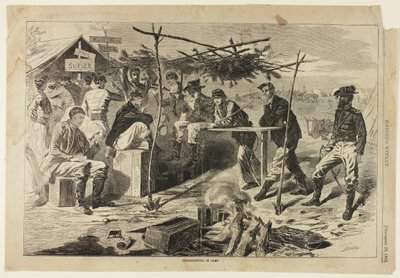 Ringraziamento in campeggio da Winslow Homer