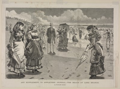 La spiaggia di Long Branch da Winslow Homer