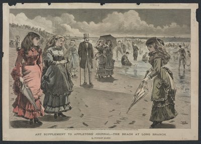 La spiaggia di Long Branch, 1869 da Winslow Homer