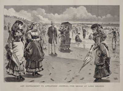 La spiaggia di Long Branch, pubblicato come supplemento artistico di Appleton
