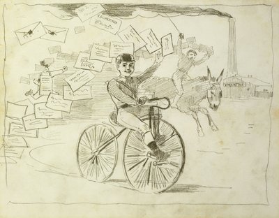 Il messaggero in bicicletta da Winslow Homer