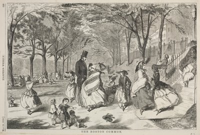 Il Boston Common, 1858 da Winslow Homer