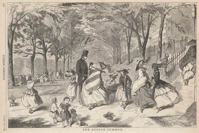 Il Boston Common, da Harper da Winslow Homer